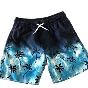 Trunks Surf & Swim Tropical Palm Tree Tie-Dyed Swim Trunks